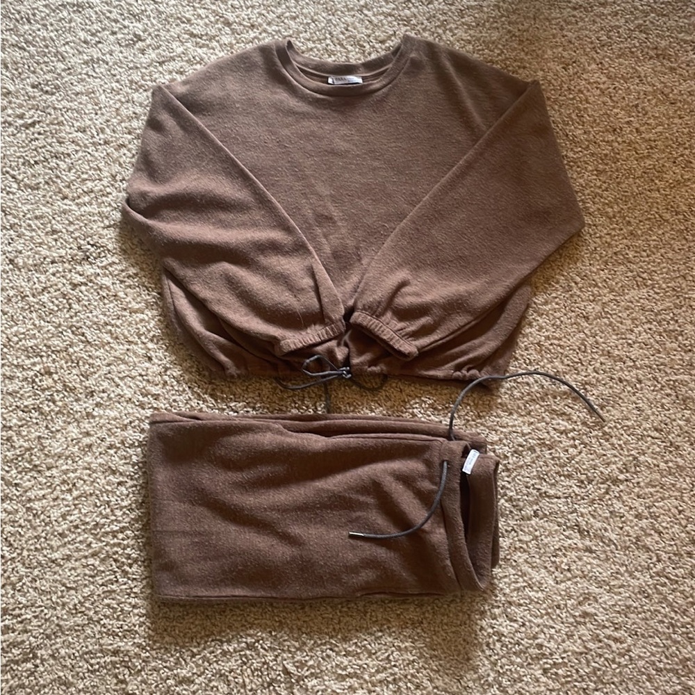 Zara Brown Two Piece